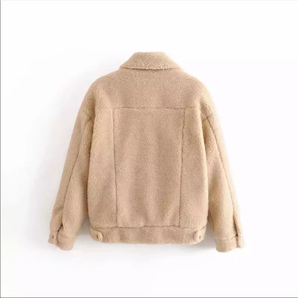 Sherpa Trucker Jacket / Coat - Picture 7 of 7